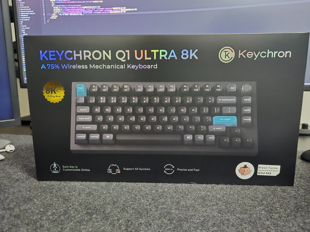 Keychron Q1 Ultra 8Kのパッケージ Keychron Q1 Ultra 8Kのパッケージ